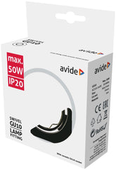 Avide GU10 Πλαίσιο Στρογγυλό Σαγρέ Ανθρακί